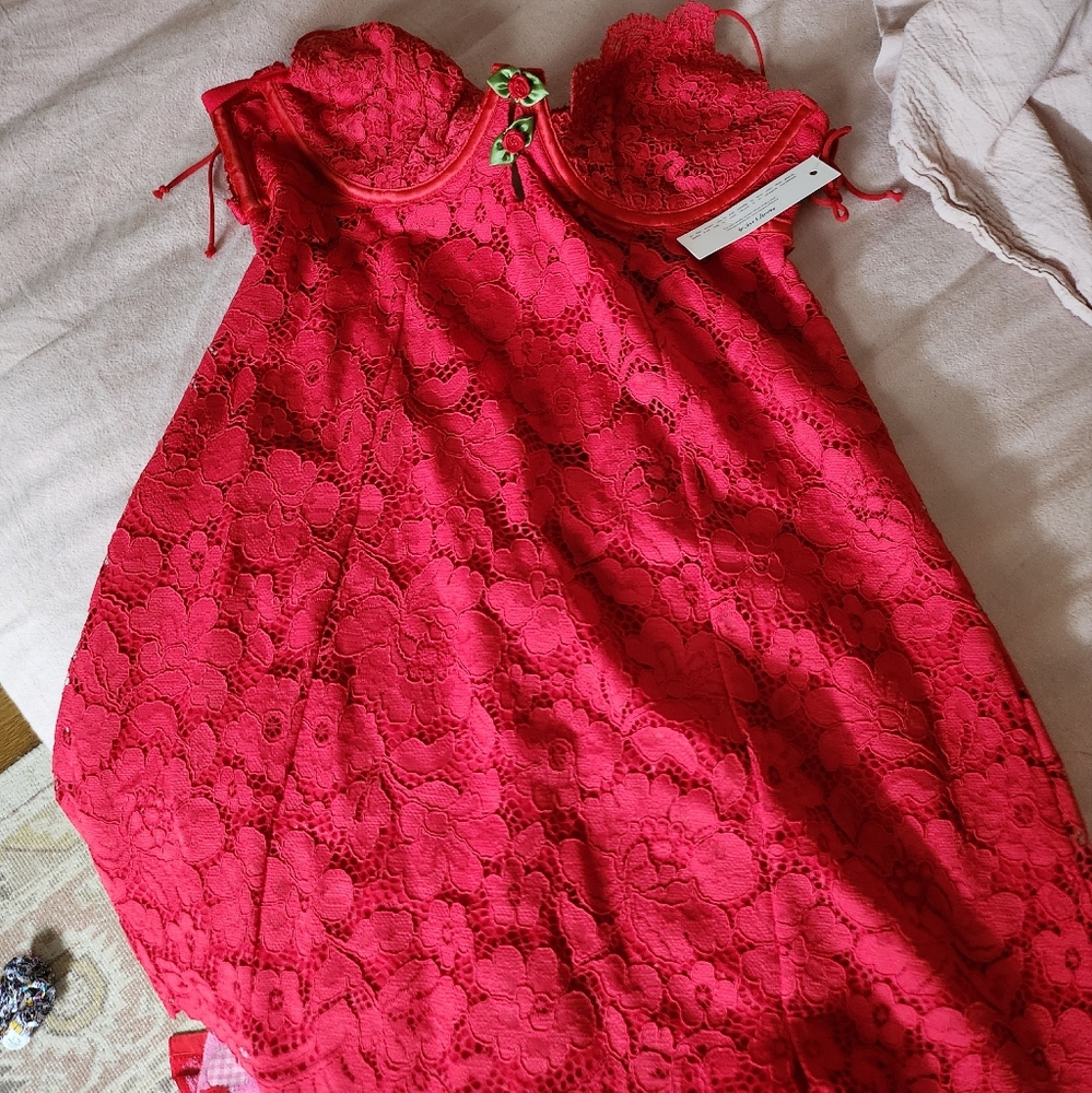 For LOVE AND LEMONS Dresss NWT Red Creamsicle Dress